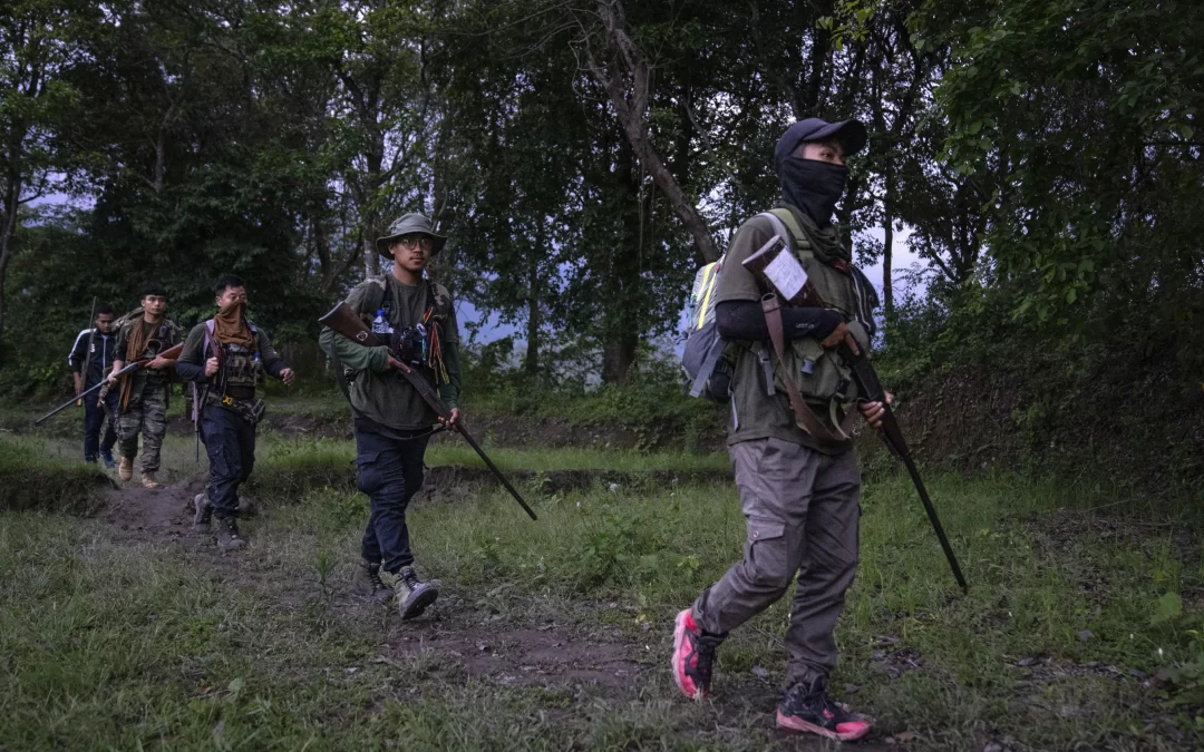 Armed mobs rampage through villages and push remote Indian region to the brink of civil war