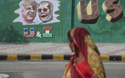 At Trump’s India rally, Modi bets on bolstering his image